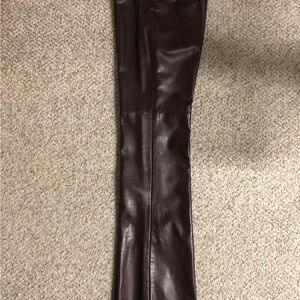 NWT | Lined Leather Pants Made in Canada | On-trend colour